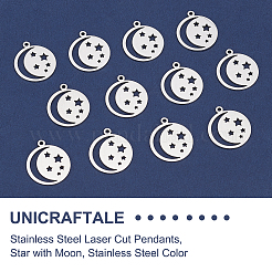 201 Stainless Steel Laser Cut Pendants&nbsp;STAS-UN0034-60