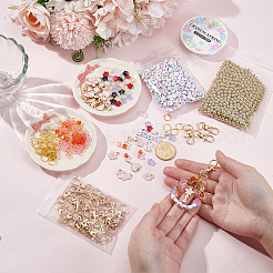 DIY Keychain Making Findings Kits&nbsp;DIY-BM0002-85
