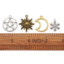 Tibetan Style Alloy Pendants&nbsp;TIBEP-TA0004-02-RS