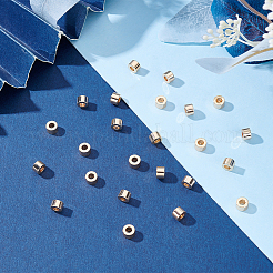 24Pcs Brass Beads&nbsp;KK-LP0001-46