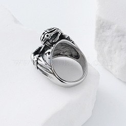 Vintage Punk 304 Stainless Steel Finger Rings&nbsp;YJ4863-3