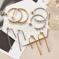 304 Stainless Steel Stud Earring Findings&nbsp;STAS-TA0004-66