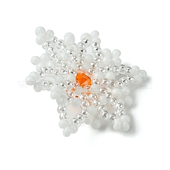 Christmas Seed Beads Beaded Charms&nbsp;PALLOY-MZ00297-03
