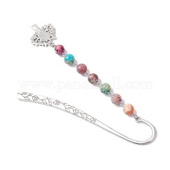 Tibetan Silver Alloy Hook Bookmark&nbsp;AJEW-JK00390