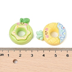 Opaque Resin Fruit Cabochons&nbsp;CRES-M037-20