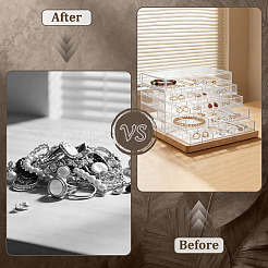 1Pc Plastic Multi-Compartment Nail Art Storage Box&nbsp;AJEW-WA0005-07