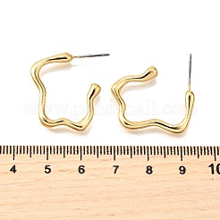 304 Stainless Steel Stud Earrings&nbsp;EJEW-D307-01G