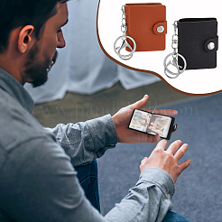 4 Sets 2 Colors Mini Photo Keychain&nbsp;KEYC-GA0001-36
