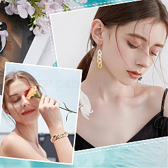 DIY Curb Chains Earrings Bracelets Necklaces Making Kits&nbsp;DIY-PH0009-28