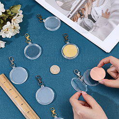8Pcs 4 Styles Acrylic Coin Case Pendant Decoration&nbsp;KEYC-FG0001-29