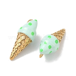 304 Stainless Steel Enamel Pendants&nbsp;STAS-K295-49G-02