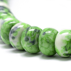 Synthetic Ocean White Jade Beads Strands&nbsp;LS-G-S257-5x10mm-11