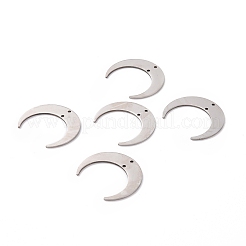 Non-Tarnish 201 Stainless Steel 2-Loop Link Pendants&nbsp;STAS-N090-LA038