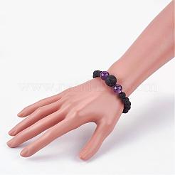 Natural Amethyst Stretch Bracelets&nbsp;BJEW-JB03159-05