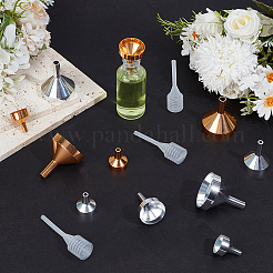 12Pcs 6 Colors Aluminum Funnel Hopper&nbsp;FIND-CN0002-71