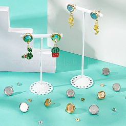 DIY Blank Dome Earring Making Finding Kits&nbsp;DIY-UN0005-69