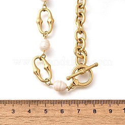 304 Stainless Steel Cable Chain Necklaces&nbsp;NJEW-U031-12G