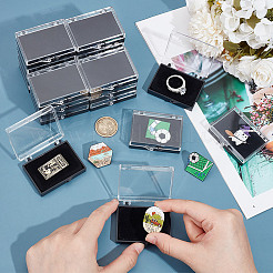 Rectangle Plastic Badge Storage Box&nbsp;CON-WH0001-23