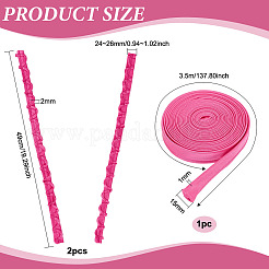 1 Set Women's Wedding Dress Zipper Replacement&nbsp;DIY-BC0009-93A