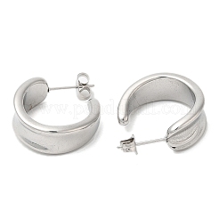 Non-Tarnish 304 Stainless Steel Round Stud Earrings&nbsp;EJEW-B026-08P