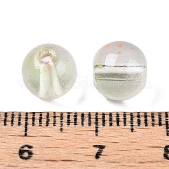 Frosted Baking Paint Glass Beads&nbsp;DGLA-N005-8mm-02
