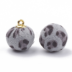 Handmade Cloth Fabric Covered Pendants&nbsp;WOVE-N006-21F