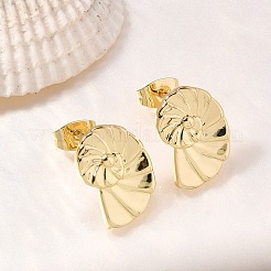 Brass Stud Earrings&nbsp;EJEW-B118-05G