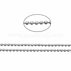Tarnish Resistant 304 Stainless Steel Ball Chains&nbsp;CHS-S005-05A-01