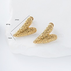 Valentine's Day 304 Stainless Steel Stud Earrings&nbsp;LS-DC4615