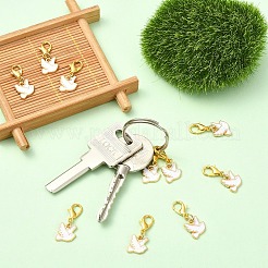 10Pcs Alloy Enamel Pendant Decorations&nbsp;HJEW-YW00355