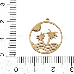 201 Stainless Steel Pendants&nbsp;STAS-Z155-09G