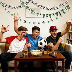 4Pcs 2 Styles Paper Football Hanging Banner&nbsp;DIY-PH0038-66