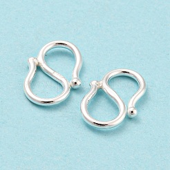 925 Sterling Silver S-Hook Clasps&nbsp;STER-K175-05S