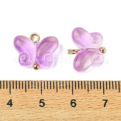 Alloy Glass Pendants&nbsp;GLAA-P080-01G-01