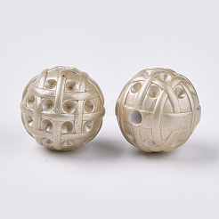 Spray Painted Opaque Acrylic Bead Rhinestone Settings&nbsp;MACR-T035-010D