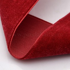 Polyester Velvet Ribbon for Gift Packing and Festival Decoration&nbsp;SRIB-M001-7mm-260