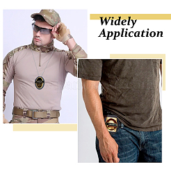 2Pcs 2 Styles Imitation Leather Badge Holder&nbsp;AJEW-HS0001-37