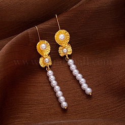 Alloy Imitation Pearl Dangle Earrings for Women&nbsp;WG6C977-01