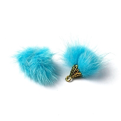 Faux Mink Fur Tassel Pendant Decorations&nbsp;FIND-YW0002-24I