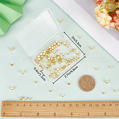 150Pcs 3 Style Brass Beads&nbsp;KK-CN0002-71G
