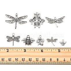 32Pcs 8 Style Tibetan Style Alloy Pendants&nbsp;TIBEP-FP0001-08
