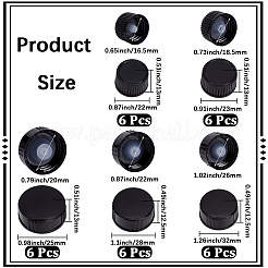 30Pcs 5 Styles PE Plastic Bottle Cap&nbsp;FIND-GF0009-72
