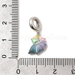 925 Sterling Silver European Dangle Charms&nbsp;STER-Z013-02P-01