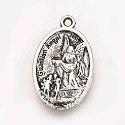 Tibetan Style Alloy Pendants&nbsp;X-TIBEP-Q078-25AS-RS