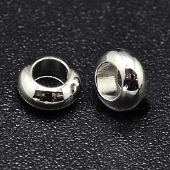 Brass Flat Round Spacer Beads&nbsp;KK-M085-10S-NR