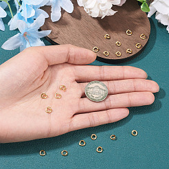 20Pcs Brass Open Jump Rings&nbsp;KK-TA0008-76G