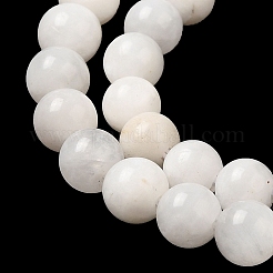 Nature Rainbow Moonstone Round Bead Strands&nbsp;G-M263-A-02AB