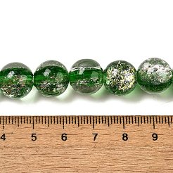 Handmade Dichroic Foil Glass Beads Strands&nbsp;DICH-U001-10C
