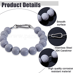 304 Stainless Steel PVC Beadable Key Clasps&nbsp;FIND-WH0199-331