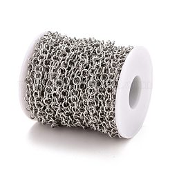 Tarnish Resistant 304 Stainless Steel Rolo Chains&nbsp;CHS-F011-08C-P